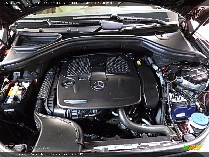 Cinnabar Red Metallic / Almond Beige 2014 Mercedes-Benz ML 350 4Matic