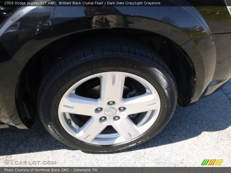 Brilliant Black Crystal Pearl / Dark Slate Gray/Light Graystone 2009 Dodge Journey R/T AWD