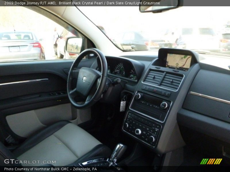 Brilliant Black Crystal Pearl / Dark Slate Gray/Light Graystone 2009 Dodge Journey R/T AWD