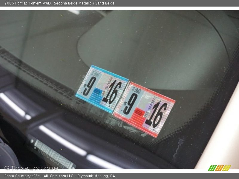 Sedona Beige Metallic / Sand Beige 2006 Pontiac Torrent AWD