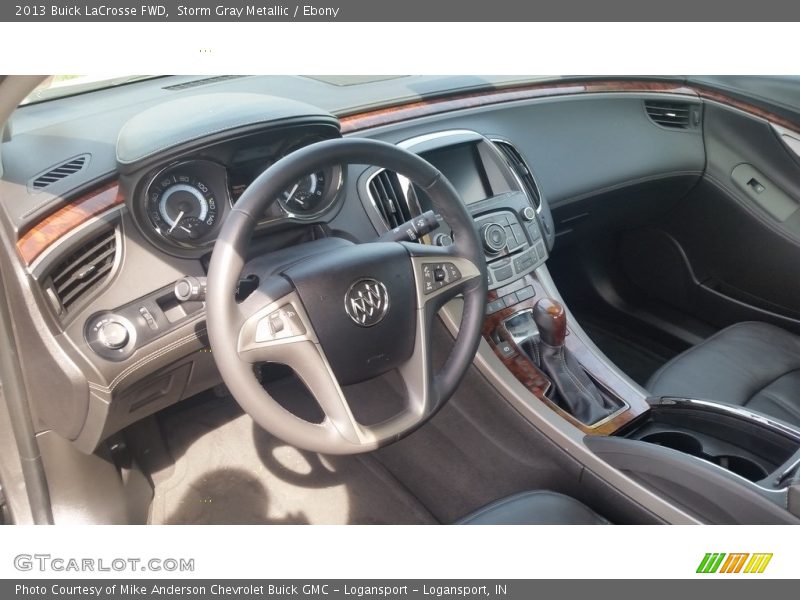Storm Gray Metallic / Ebony 2013 Buick LaCrosse FWD