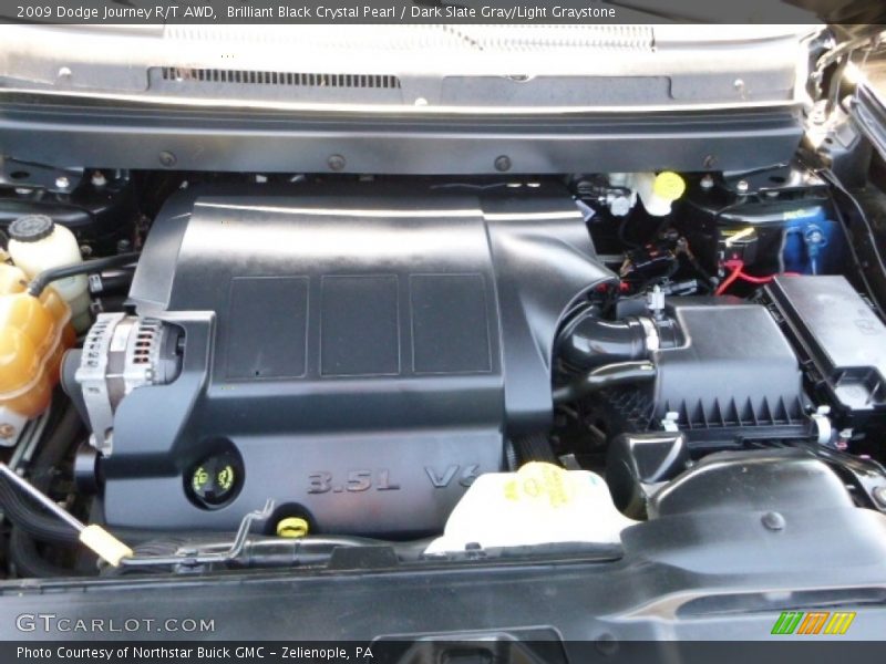Brilliant Black Crystal Pearl / Dark Slate Gray/Light Graystone 2009 Dodge Journey R/T AWD
