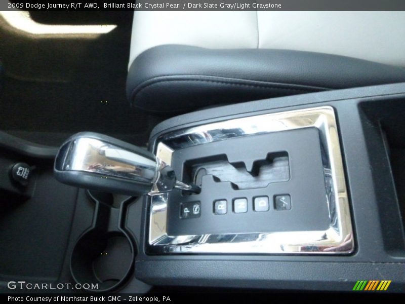 Brilliant Black Crystal Pearl / Dark Slate Gray/Light Graystone 2009 Dodge Journey R/T AWD