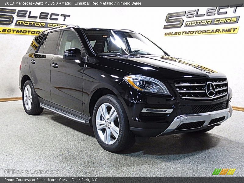 Cinnabar Red Metallic / Almond Beige 2013 Mercedes-Benz ML 350 4Matic