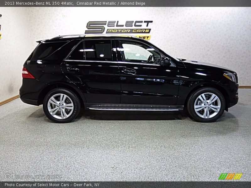 Cinnabar Red Metallic / Almond Beige 2013 Mercedes-Benz ML 350 4Matic