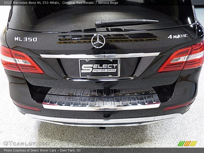 Cinnabar Red Metallic / Almond Beige 2013 Mercedes-Benz ML 350 4Matic