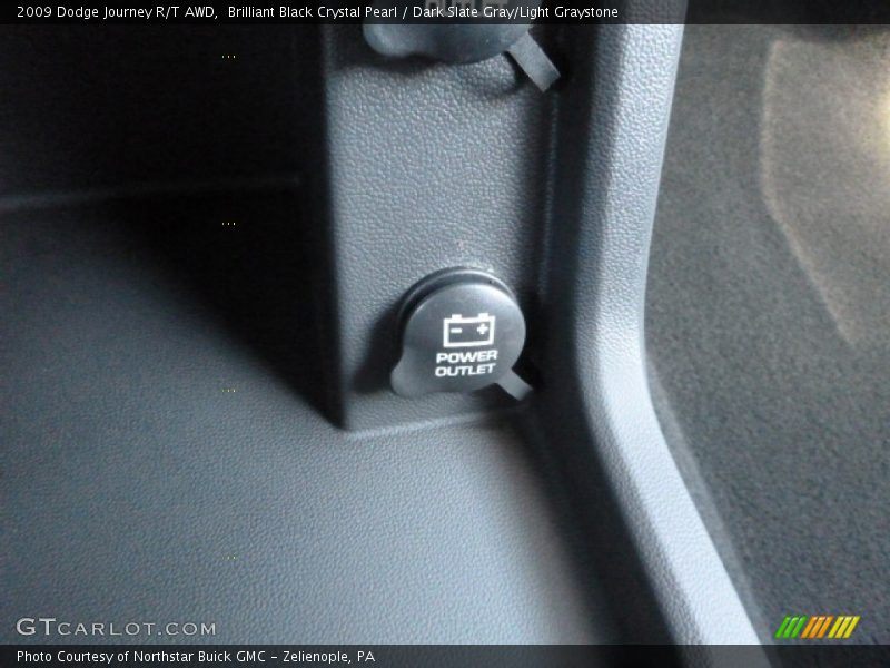 Brilliant Black Crystal Pearl / Dark Slate Gray/Light Graystone 2009 Dodge Journey R/T AWD