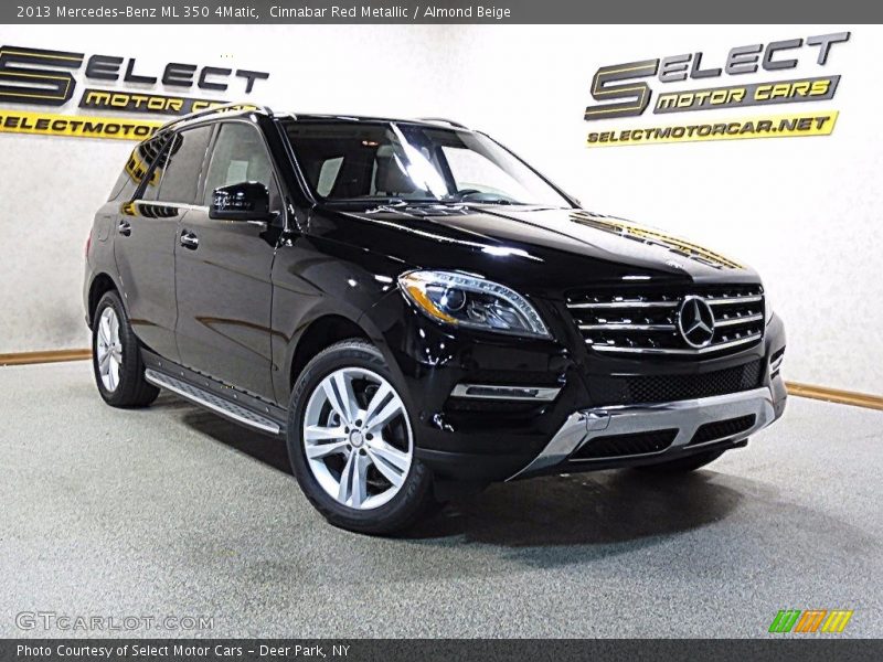 Cinnabar Red Metallic / Almond Beige 2013 Mercedes-Benz ML 350 4Matic