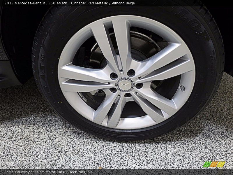 Cinnabar Red Metallic / Almond Beige 2013 Mercedes-Benz ML 350 4Matic