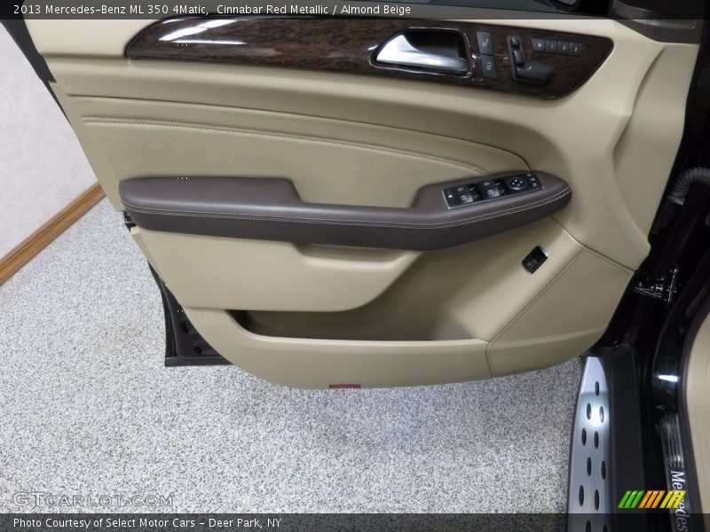 Cinnabar Red Metallic / Almond Beige 2013 Mercedes-Benz ML 350 4Matic