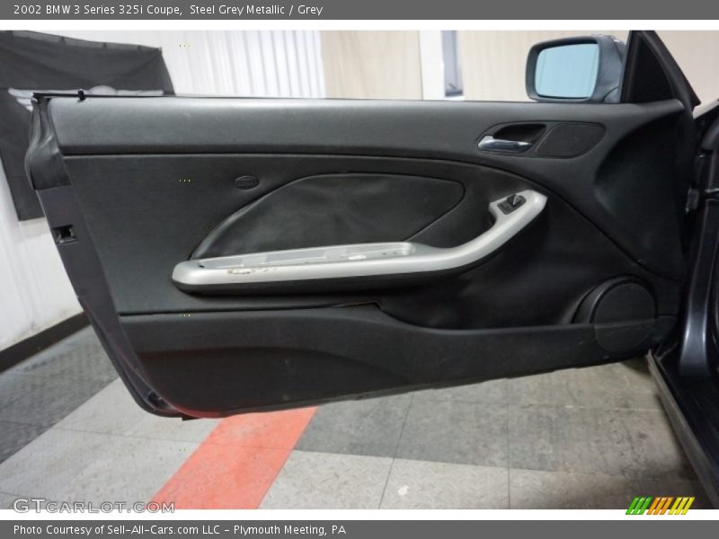 Steel Grey Metallic / Grey 2002 BMW 3 Series 325i Coupe