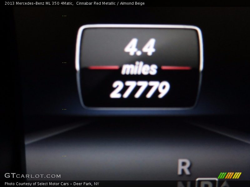 Cinnabar Red Metallic / Almond Beige 2013 Mercedes-Benz ML 350 4Matic