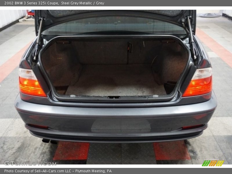 Steel Grey Metallic / Grey 2002 BMW 3 Series 325i Coupe