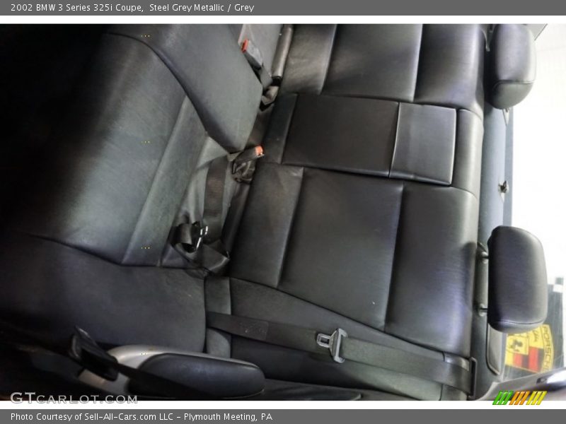 Steel Grey Metallic / Grey 2002 BMW 3 Series 325i Coupe