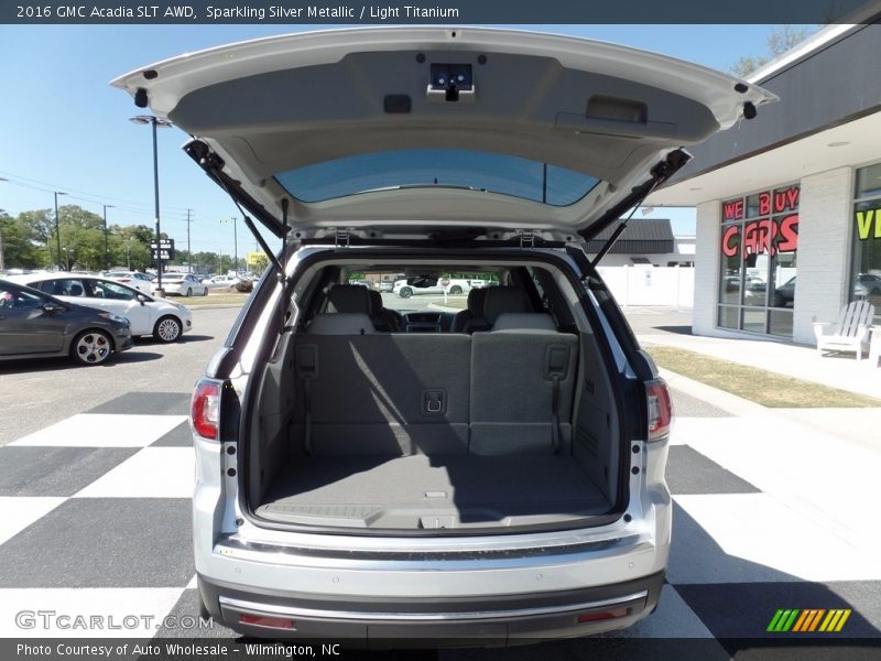 Sparkling Silver Metallic / Light Titanium 2016 GMC Acadia SLT AWD