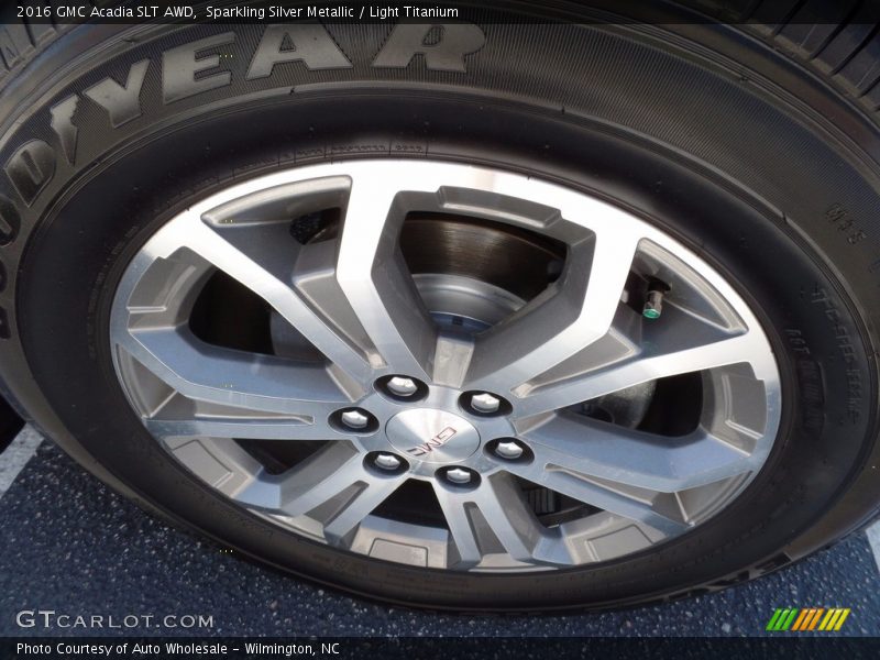 Sparkling Silver Metallic / Light Titanium 2016 GMC Acadia SLT AWD