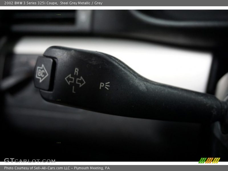 Steel Grey Metallic / Grey 2002 BMW 3 Series 325i Coupe