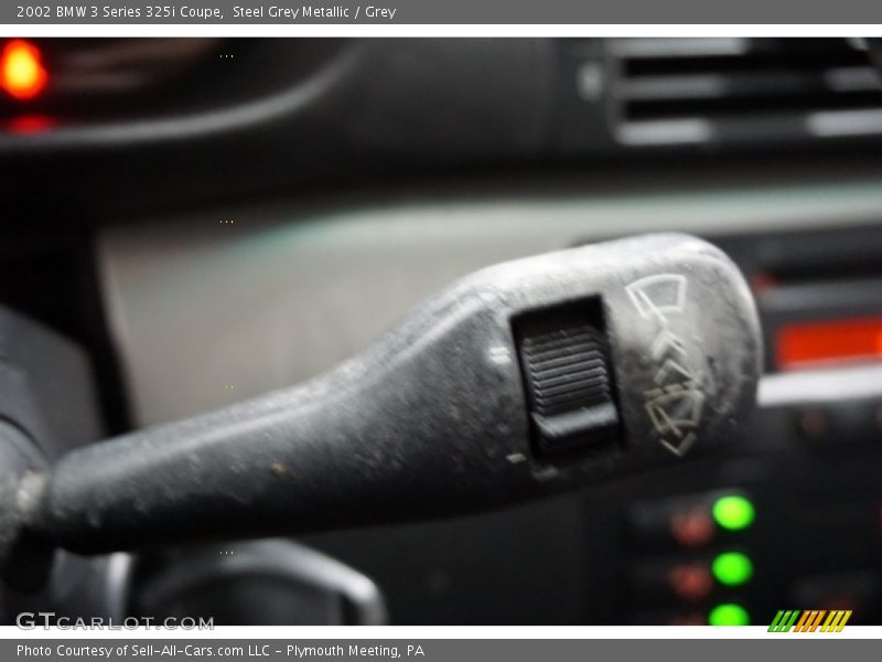 Steel Grey Metallic / Grey 2002 BMW 3 Series 325i Coupe