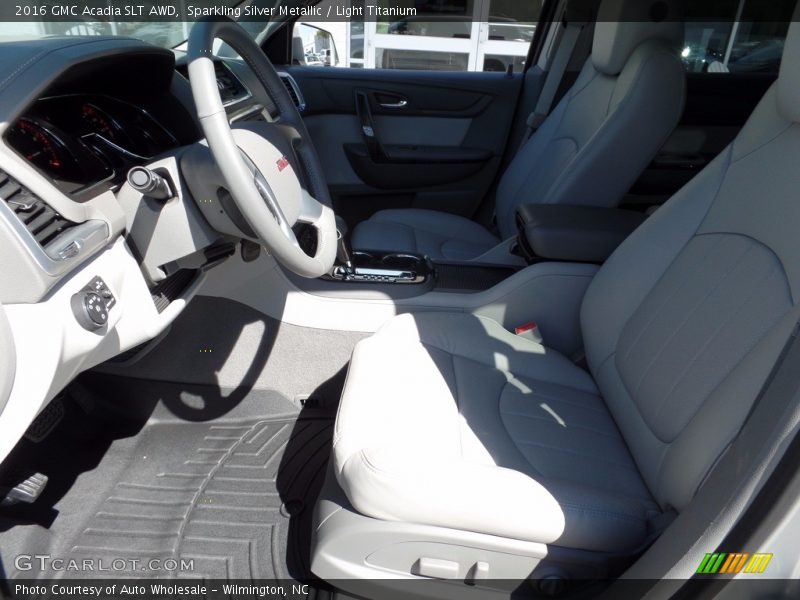 Sparkling Silver Metallic / Light Titanium 2016 GMC Acadia SLT AWD