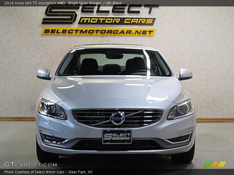 Bright Silver Metallic / Off-Black 2016 Volvo S60 T5 Inscription AWD