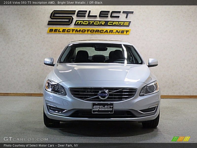 Bright Silver Metallic / Off-Black 2016 Volvo S60 T5 Inscription AWD