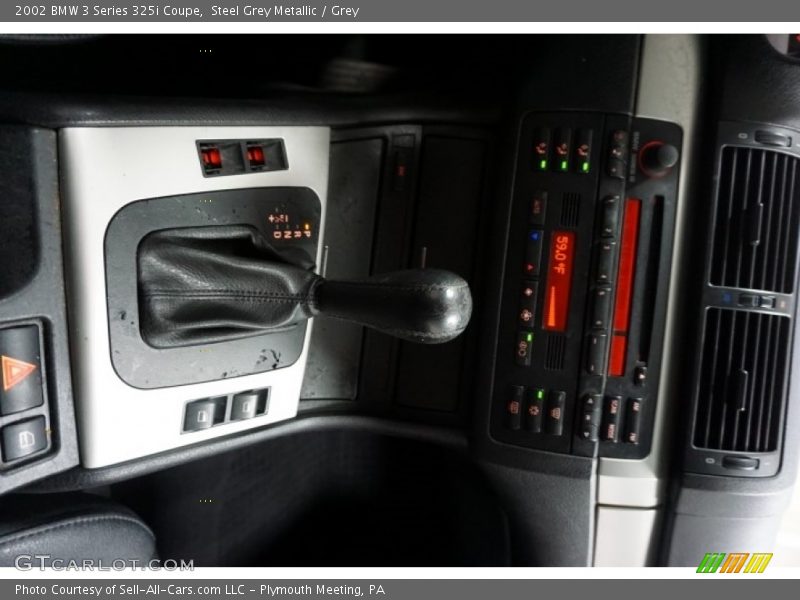 Steel Grey Metallic / Grey 2002 BMW 3 Series 325i Coupe