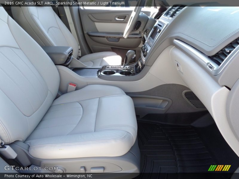 Sparkling Silver Metallic / Light Titanium 2016 GMC Acadia SLT AWD