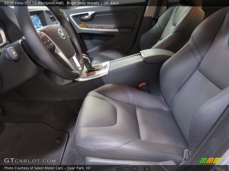 Front Seat of 2016 S60 T5 Inscription AWD