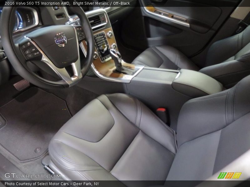 Front Seat of 2016 S60 T5 Inscription AWD