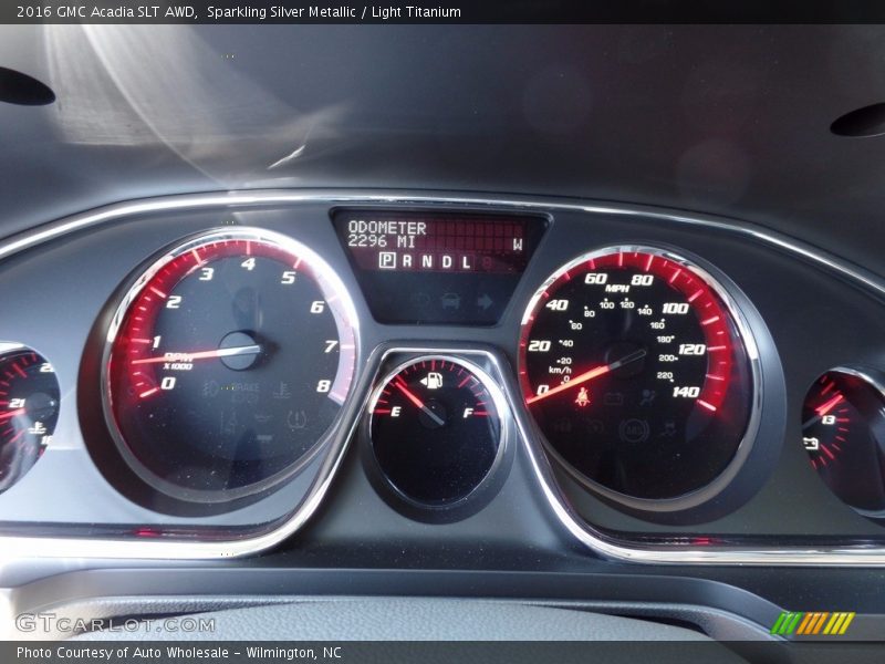 Sparkling Silver Metallic / Light Titanium 2016 GMC Acadia SLT AWD