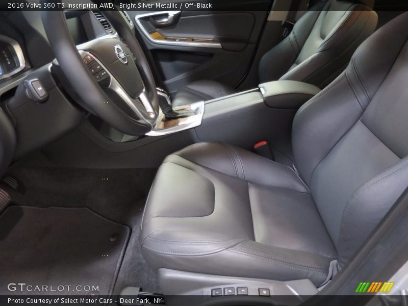 Front Seat of 2016 S60 T5 Inscription AWD
