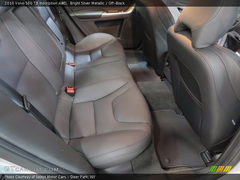 Rear Seat of 2016 S60 T5 Inscription AWD