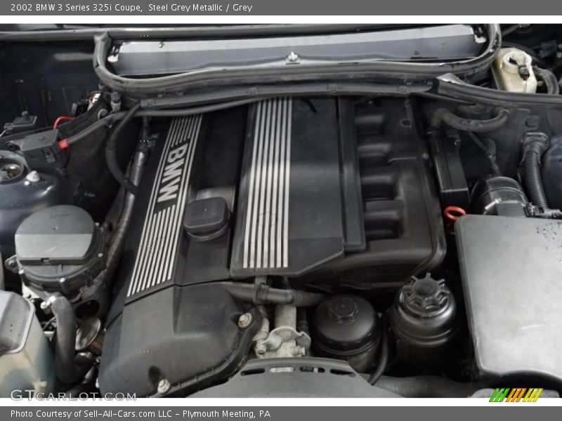 Steel Grey Metallic / Grey 2002 BMW 3 Series 325i Coupe