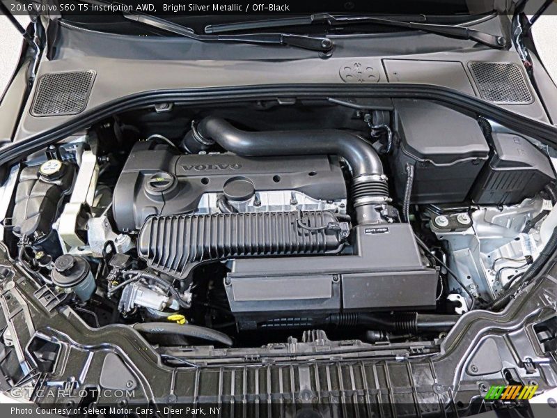  2016 S60 T5 Inscription AWD Engine - 2.5 Liter Turbocharged DOHC 20-Valve VVT 5 Cylinder