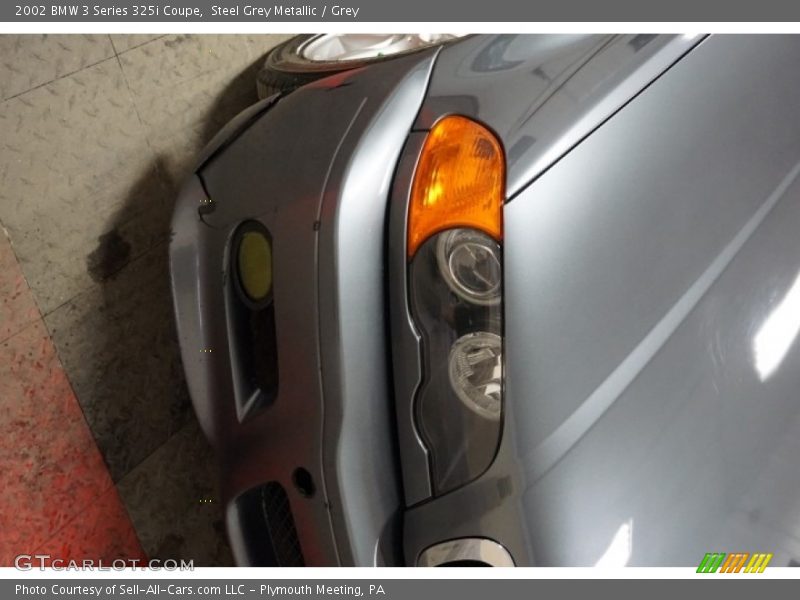 Steel Grey Metallic / Grey 2002 BMW 3 Series 325i Coupe