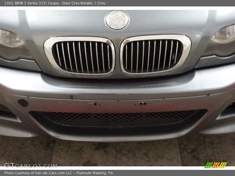 Steel Grey Metallic / Grey 2002 BMW 3 Series 325i Coupe