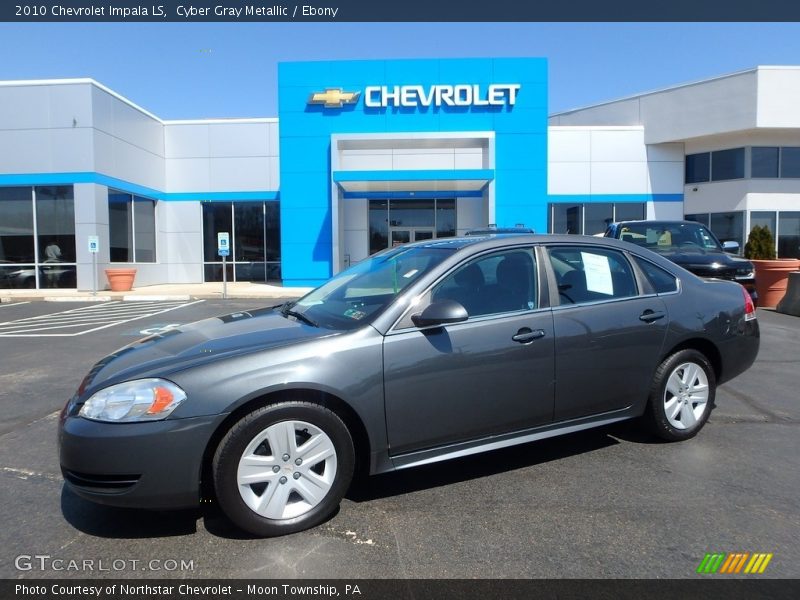 Cyber Gray Metallic / Ebony 2010 Chevrolet Impala LS