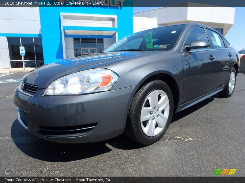 Cyber Gray Metallic / Ebony 2010 Chevrolet Impala LS