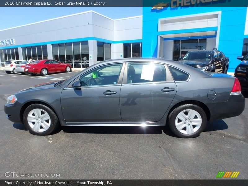 Cyber Gray Metallic / Ebony 2010 Chevrolet Impala LS