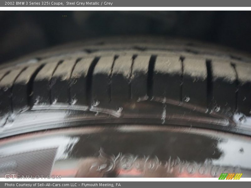 Steel Grey Metallic / Grey 2002 BMW 3 Series 325i Coupe