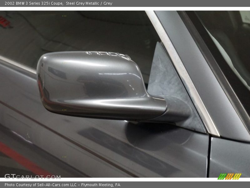Steel Grey Metallic / Grey 2002 BMW 3 Series 325i Coupe