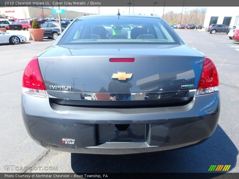 Cyber Gray Metallic / Ebony 2010 Chevrolet Impala LS