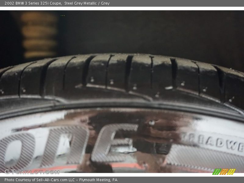 Steel Grey Metallic / Grey 2002 BMW 3 Series 325i Coupe