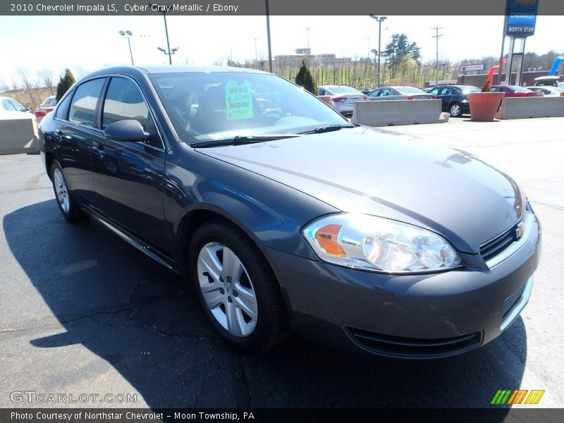 Cyber Gray Metallic / Ebony 2010 Chevrolet Impala LS