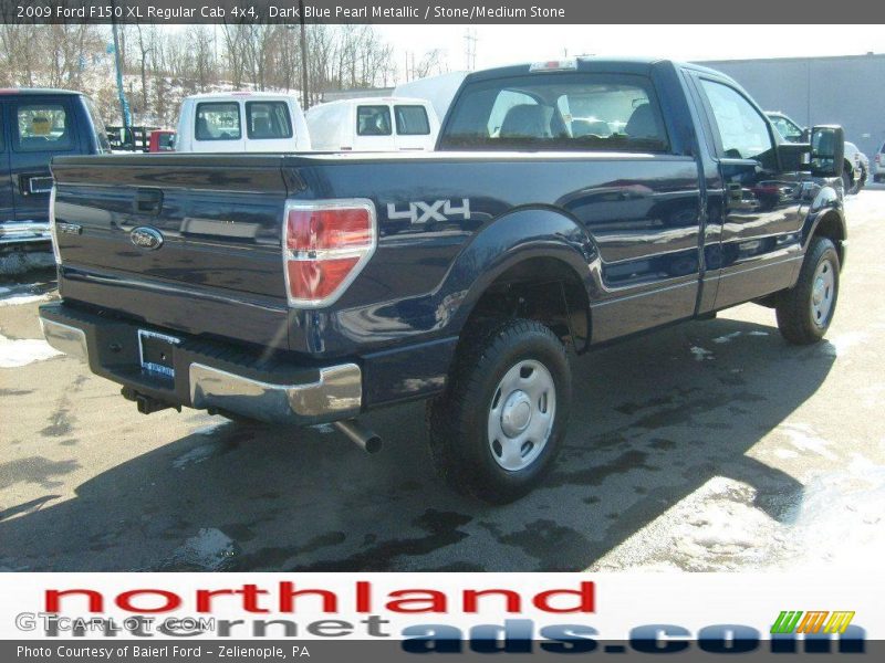 Dark Blue Pearl Metallic / Stone/Medium Stone 2009 Ford F150 XL Regular Cab 4x4