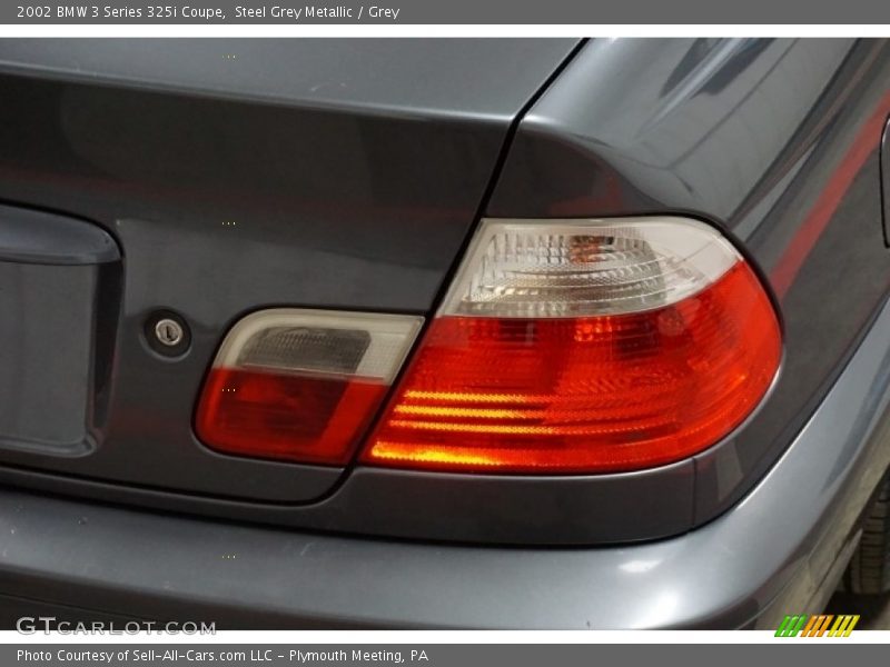 Steel Grey Metallic / Grey 2002 BMW 3 Series 325i Coupe
