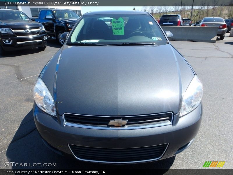 Cyber Gray Metallic / Ebony 2010 Chevrolet Impala LS