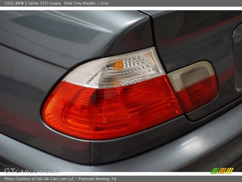Steel Grey Metallic / Grey 2002 BMW 3 Series 325i Coupe