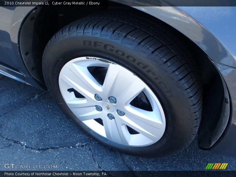 Cyber Gray Metallic / Ebony 2010 Chevrolet Impala LS