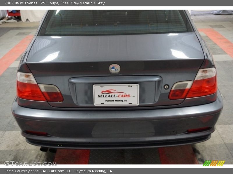 Steel Grey Metallic / Grey 2002 BMW 3 Series 325i Coupe